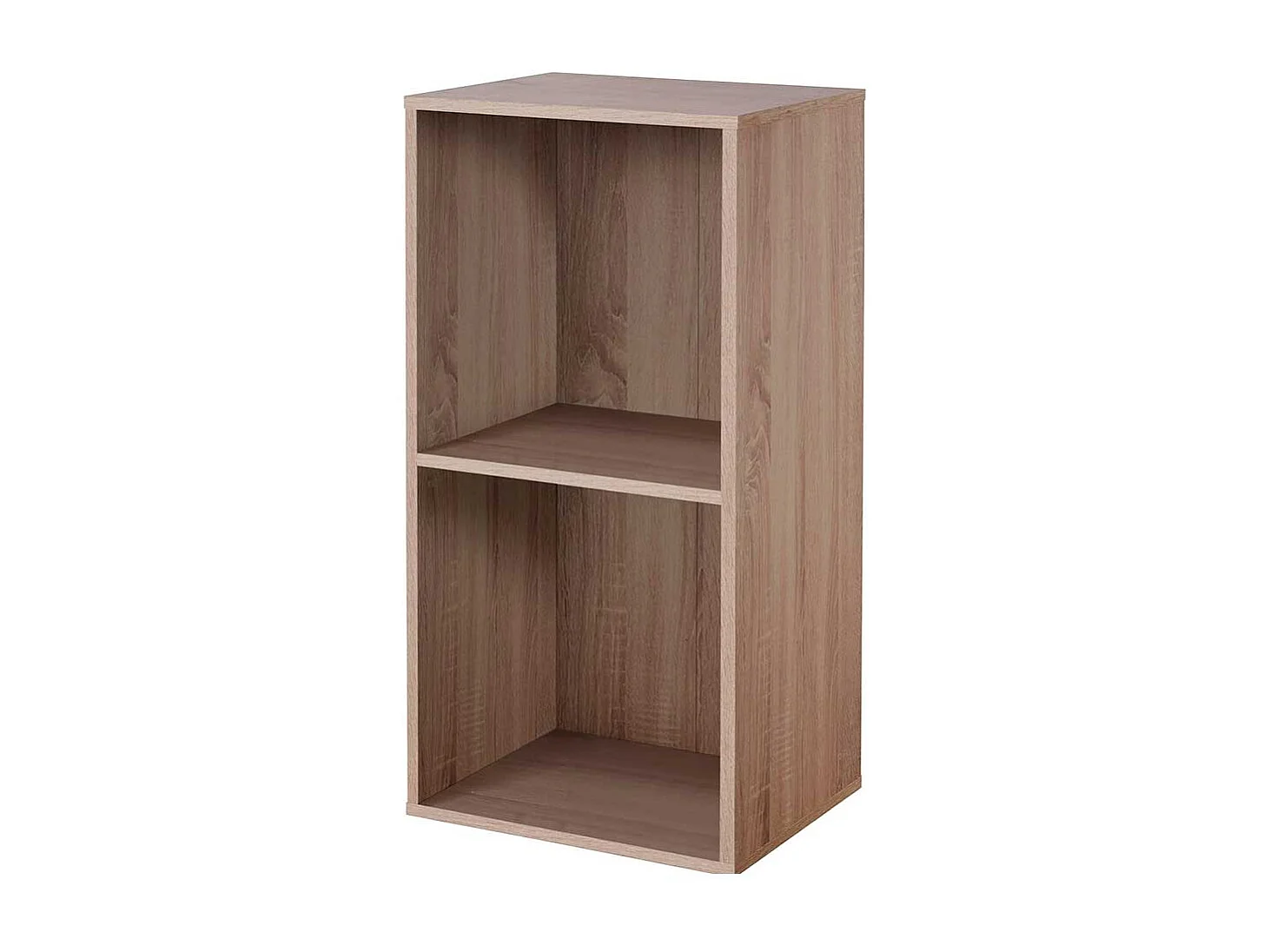 Kleines Regal in Sonoma-Eiche Holzoptik 2 Fächer
