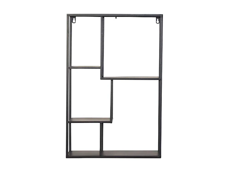 Kleines Wohnzimmerregal in Schwarz modernes Design