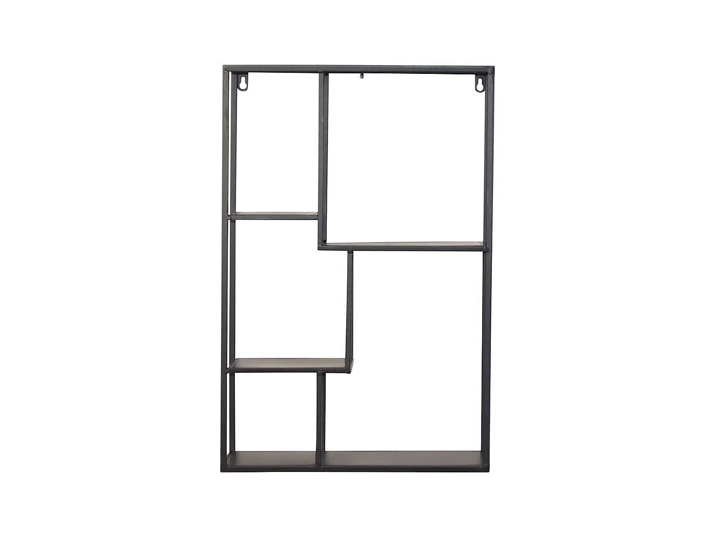 Kleines Wohnzimmerregal in Schwarz modernes Design