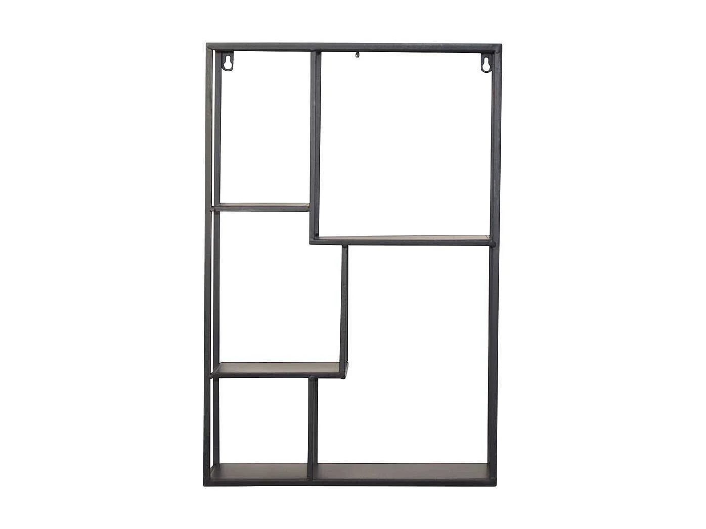 Kleines Wohnzimmerregal in Schwarz modernes Design