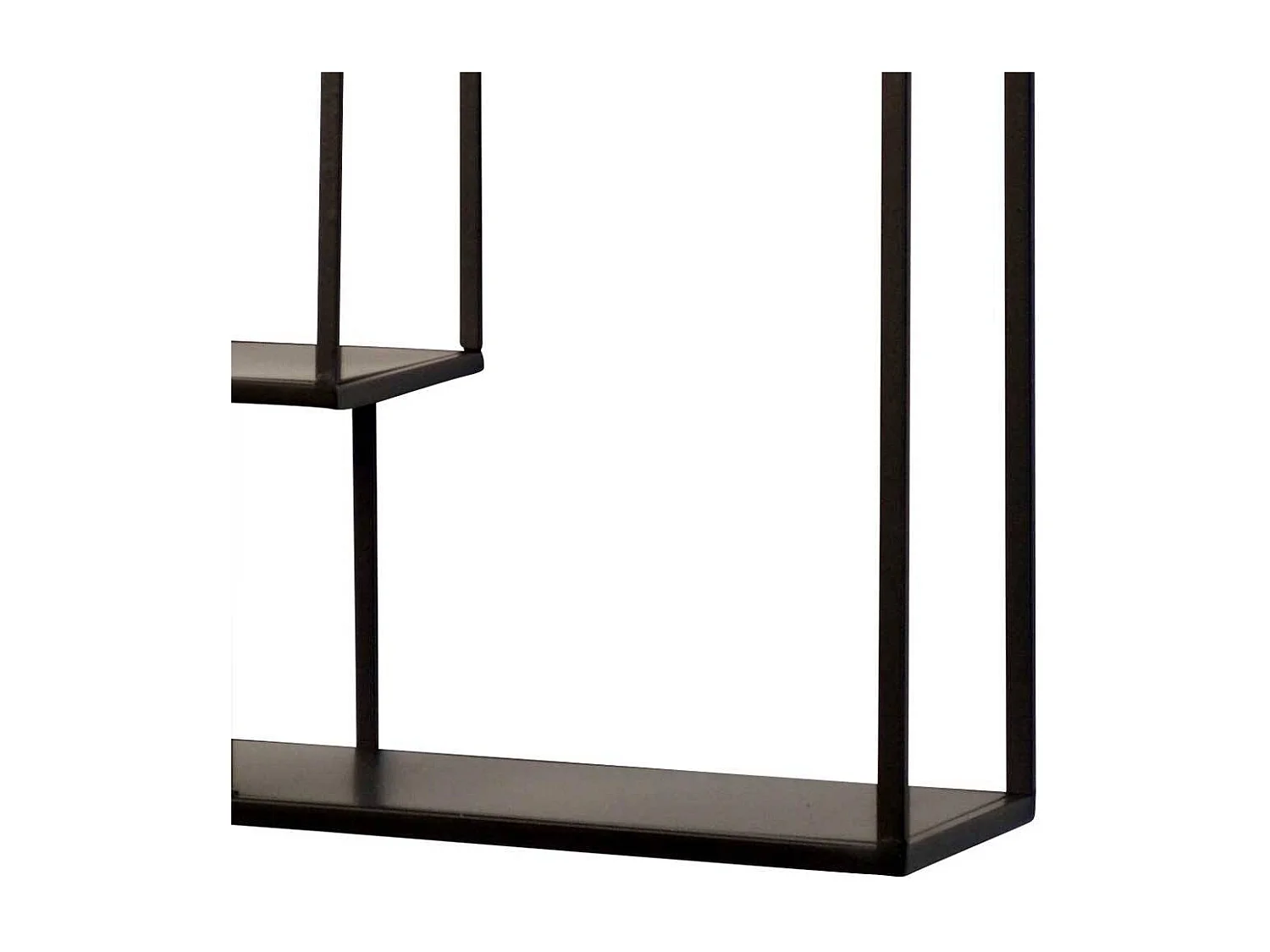 Kleines Wohnzimmerregal in Schwarz modernes Design