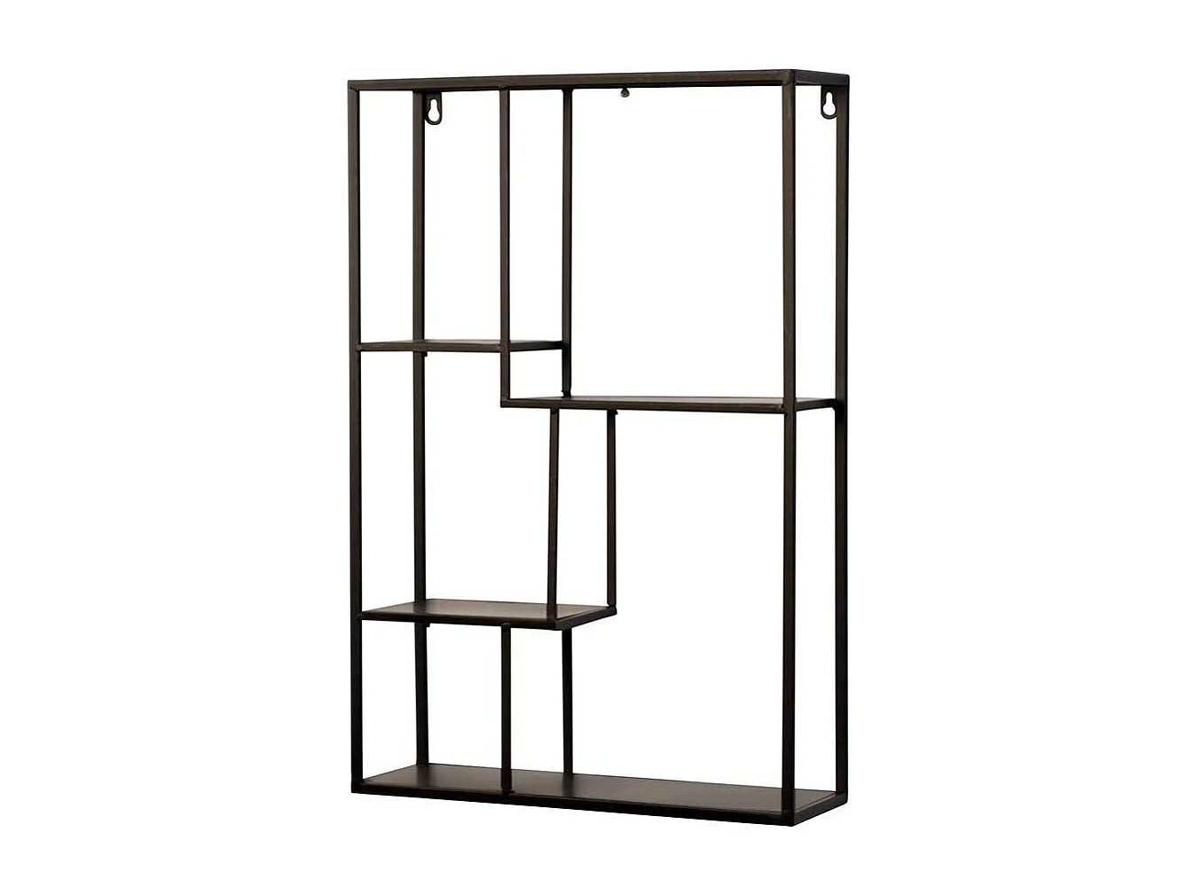 Kleines Wohnzimmerregal in Schwarz modernes Design