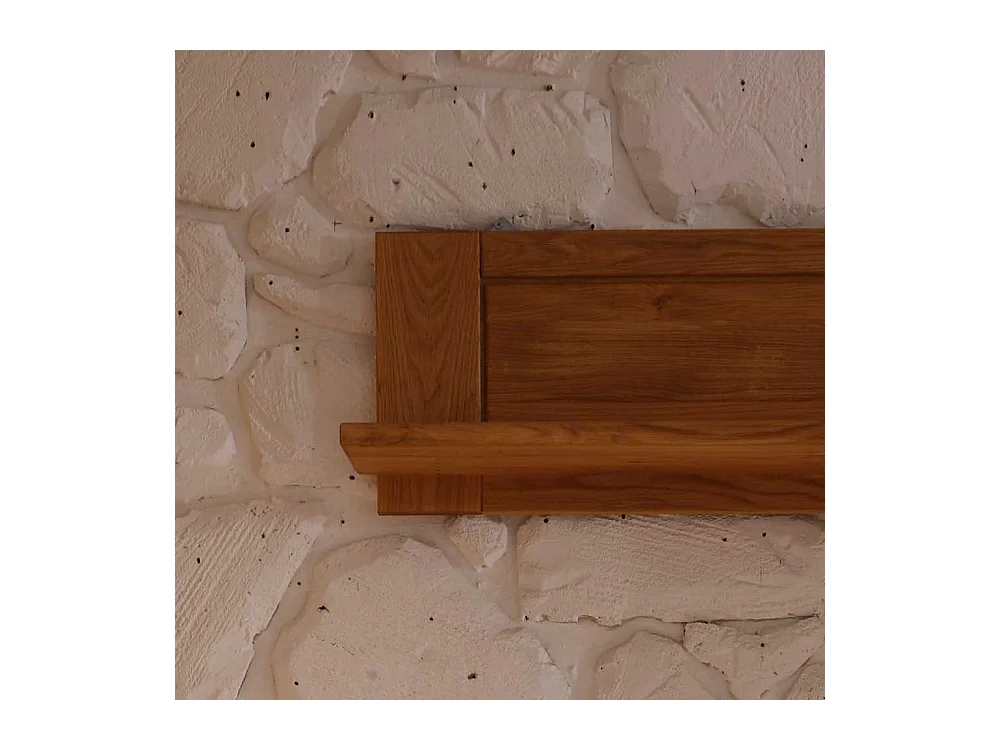 Ablageboard aus Wildeiche 125 cm breit