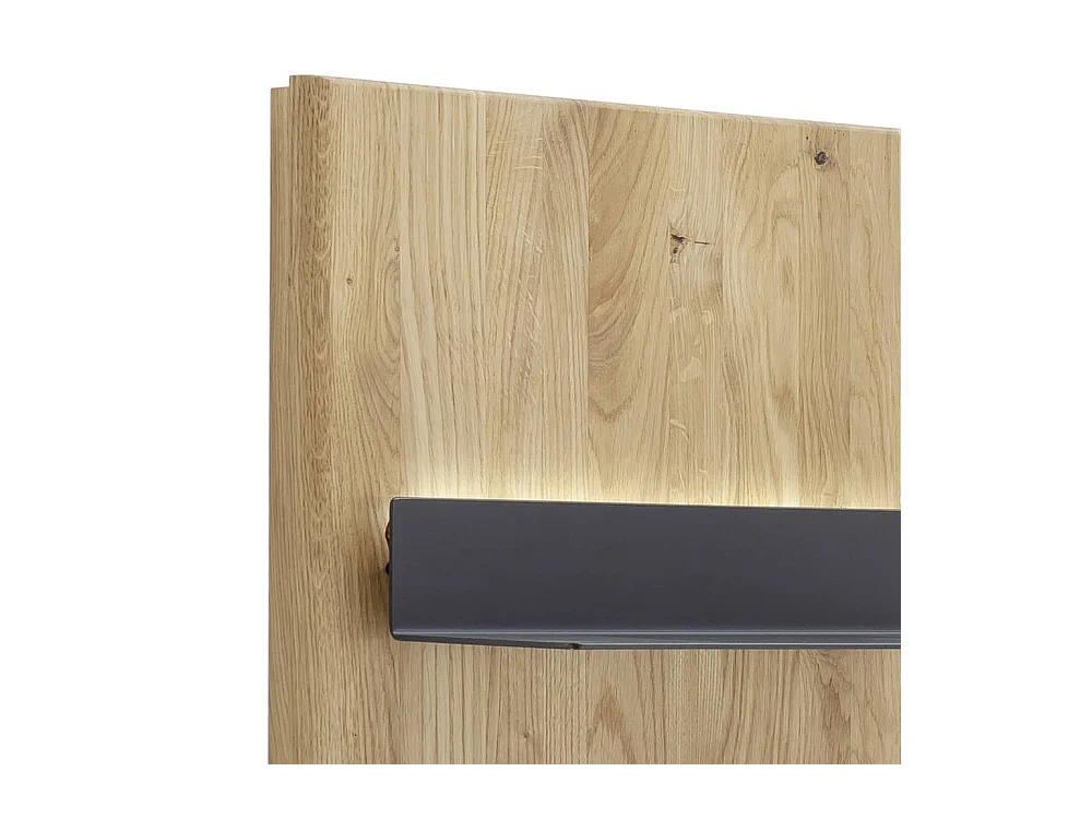 Wandregal Wandboard in Wildeichefarben und Anthrazit