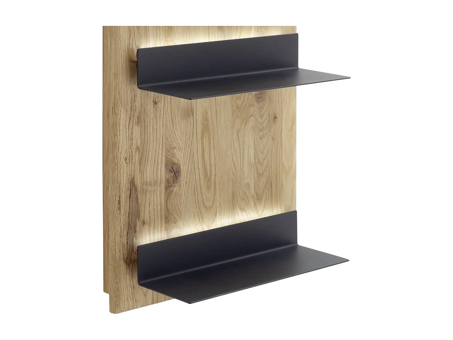 Wandregal Wandboard in Wildeichefarben und Anthrazit