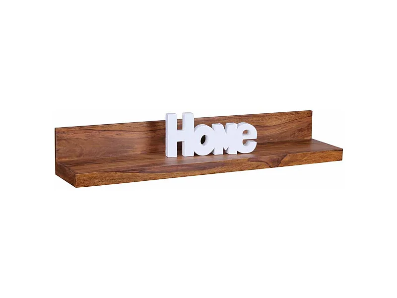 Hängeregal aus Sheesham Massivholz lackiert