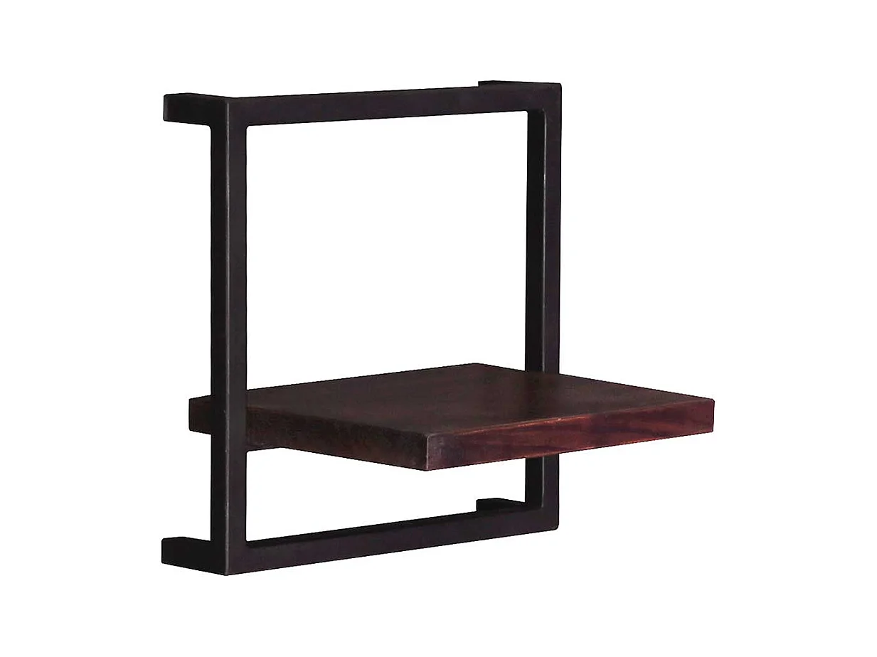 Koloniale Wandboards aus Recyclingholz Metall (dreiteilig)