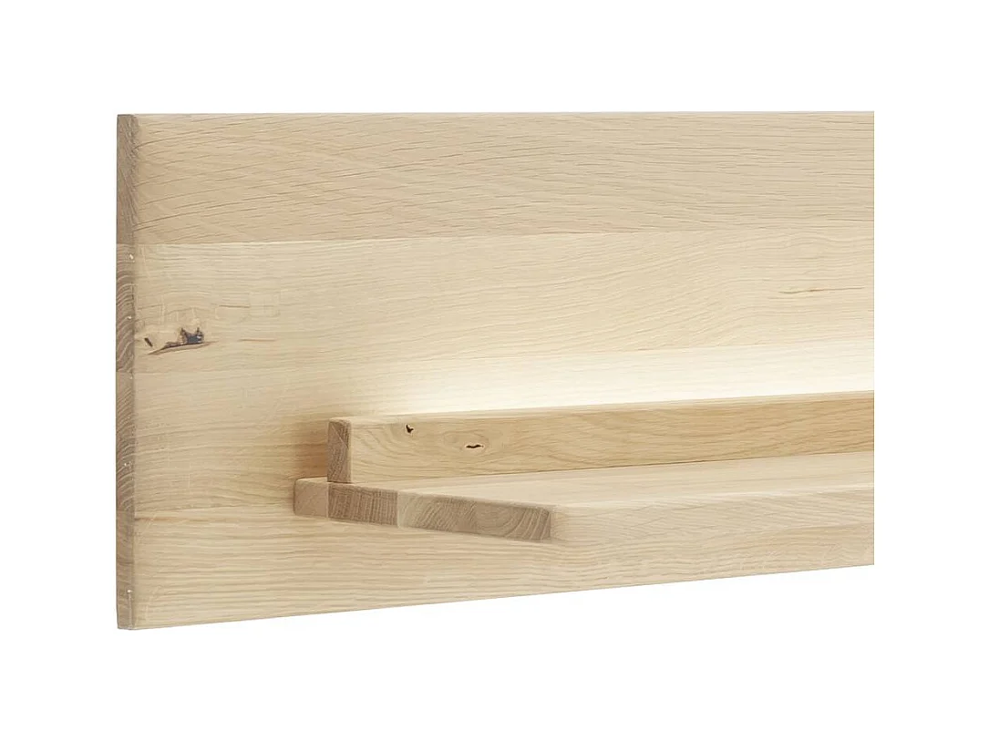 Wandboard Holzregal geölt mit Rückwand