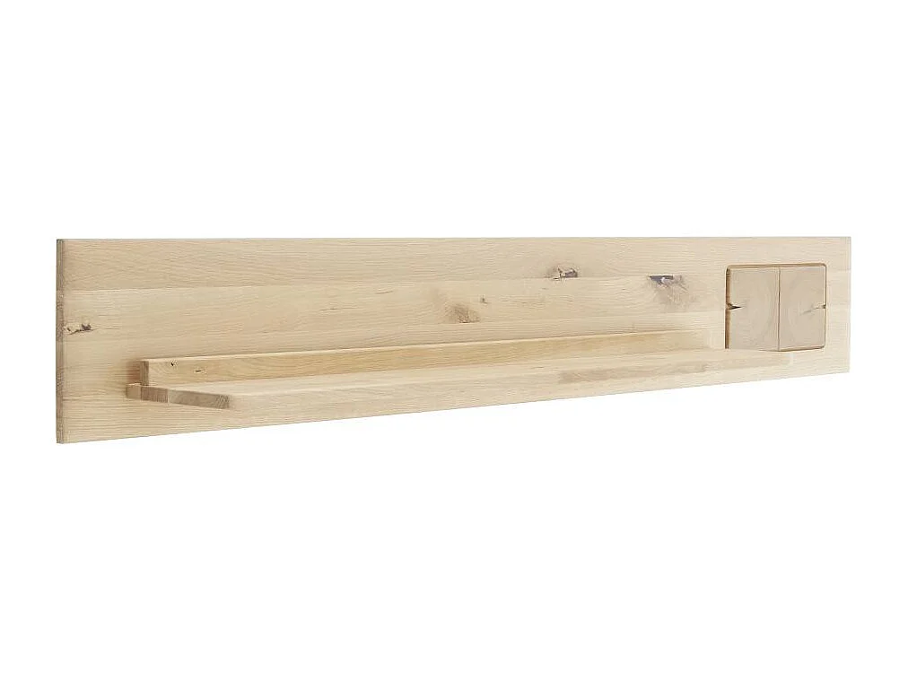 Wandboard Holzregal geölt mit Rückwand