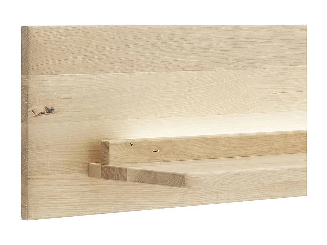 Wandboard Holzregal geölt mit Rückwand