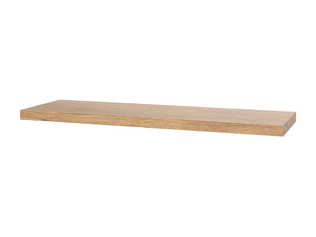 Wand Regal Holzoptik in Plankeneiche 78 cm breit - 25 cm tief