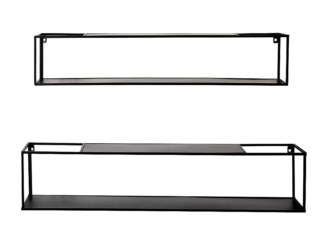 Regale aus Metall im Industry und Loft Stil Wandmontage (zweiteilig)