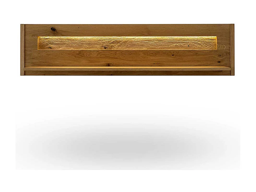Wandboard Wildeiche geölt in modernem Design 156 cm breit