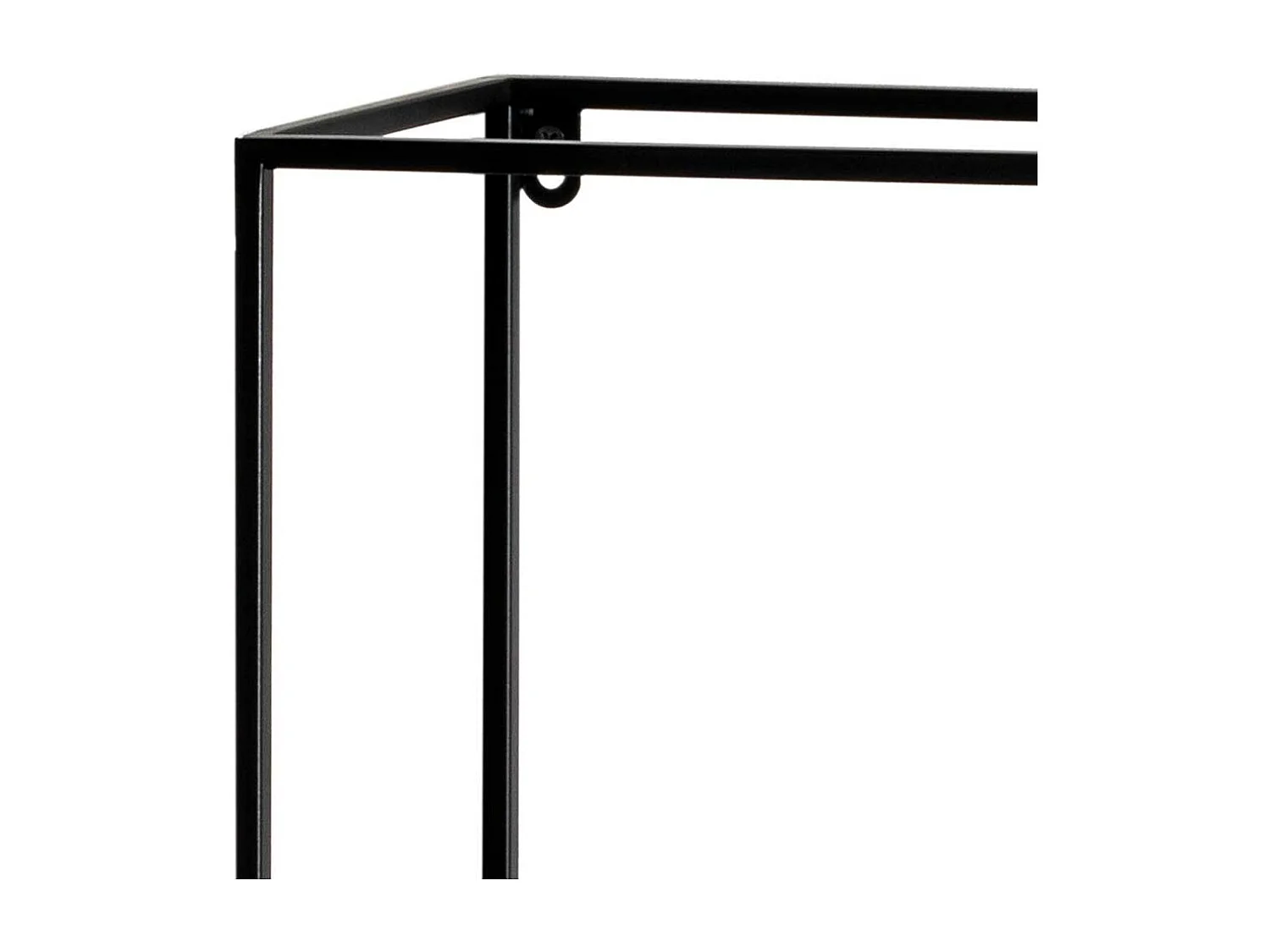 Metall Wand Regal in modernem Design 4 Ablagen