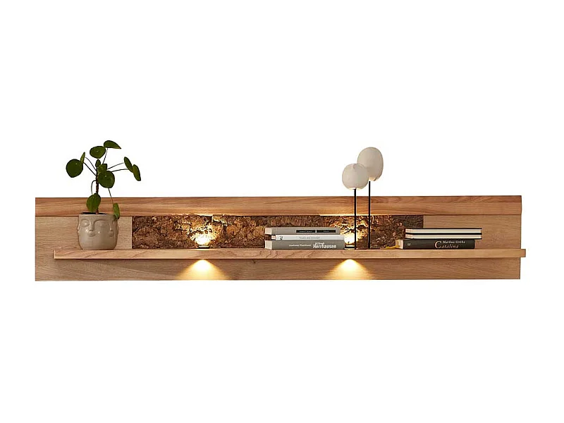 Wohnzimmer Wandboard modern 150 cm breit 26 cm hoch