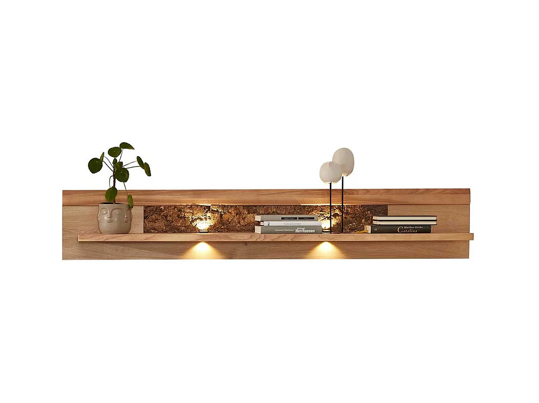 Wohnzimmer Wandboard modern 150 cm breit 26 cm hoch
