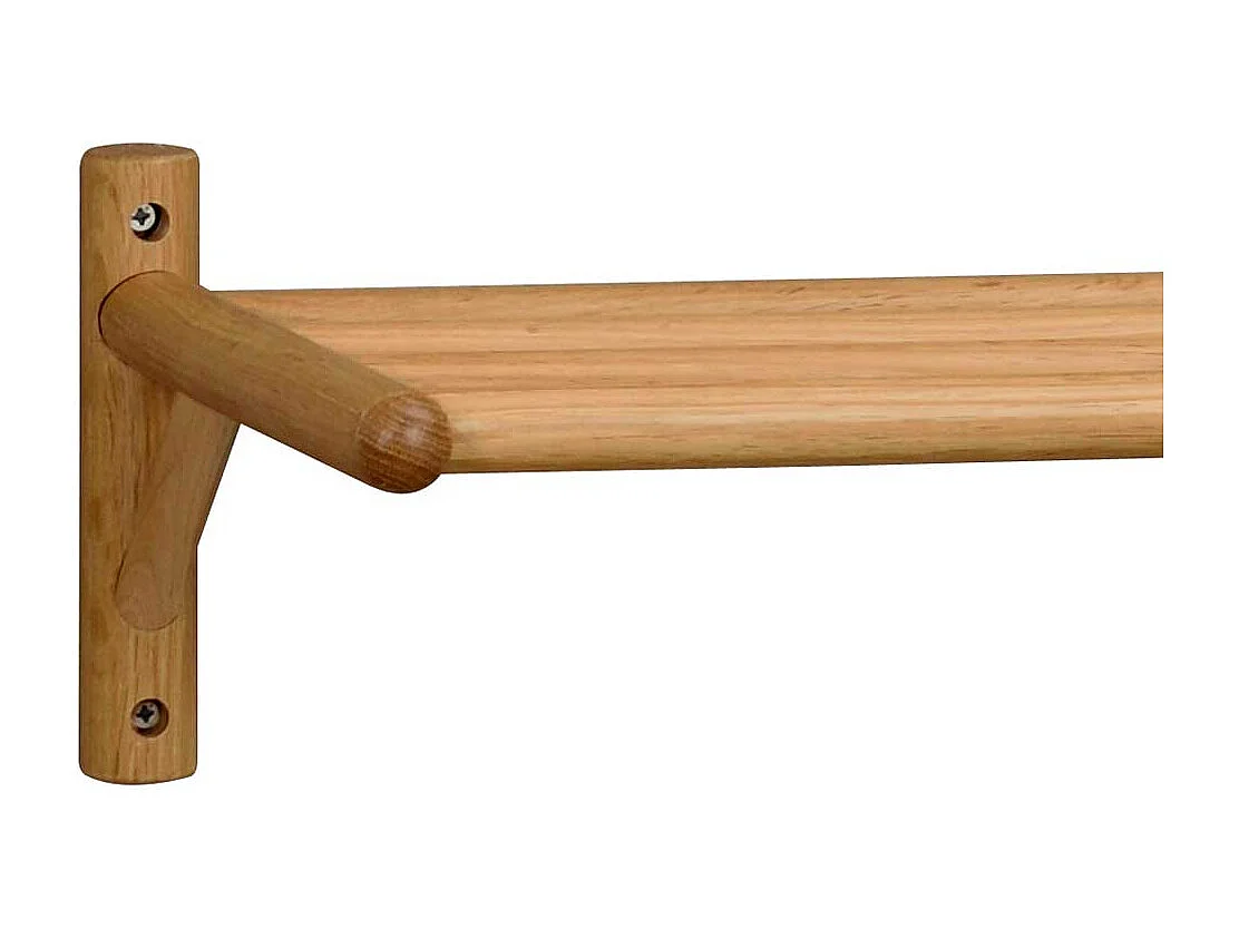 Schuhregal aus Eiche Massivholz hängend