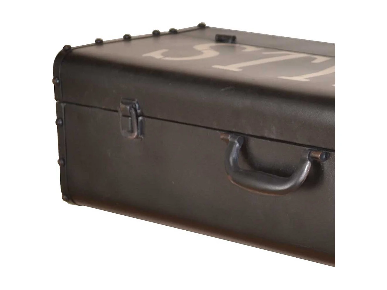 Hängeregal in Schwarz Metall Stauraum