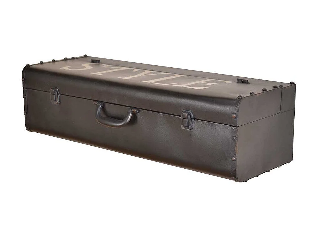 Hängeregal in Schwarz Metall Stauraum