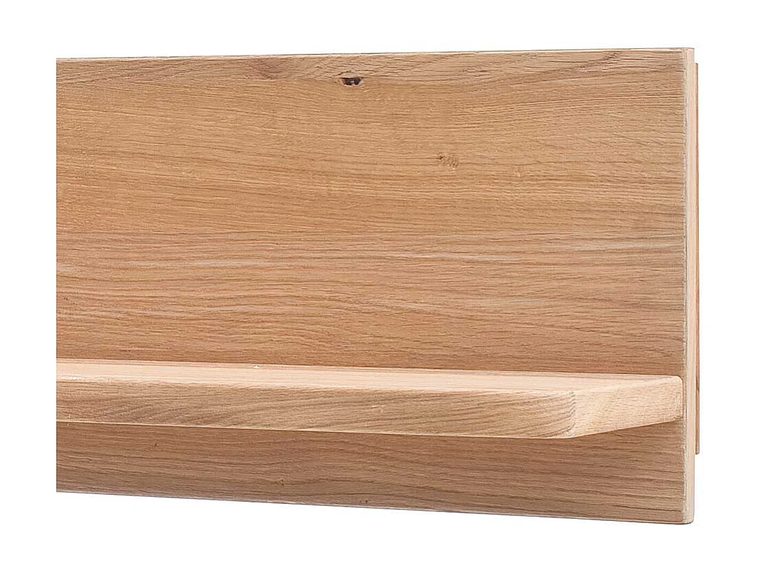 Wandregal mit Eiche Bianco furniert 160 cm breit