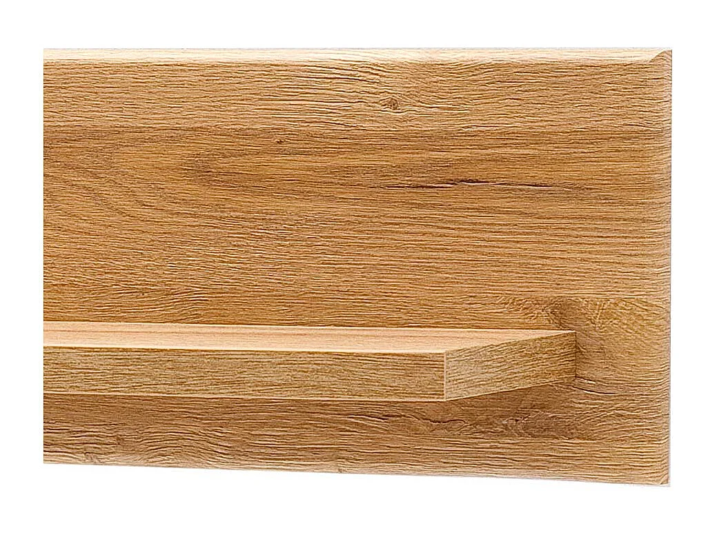 Hängeregal in Wildeichefarben 170 cm breit