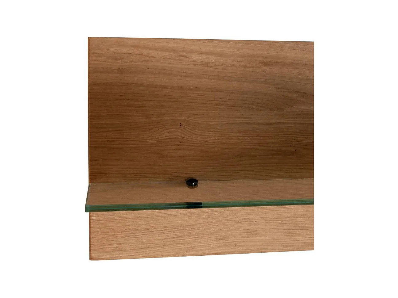 Hängeregal Massivholzregal in modernem Design mit Rückwand