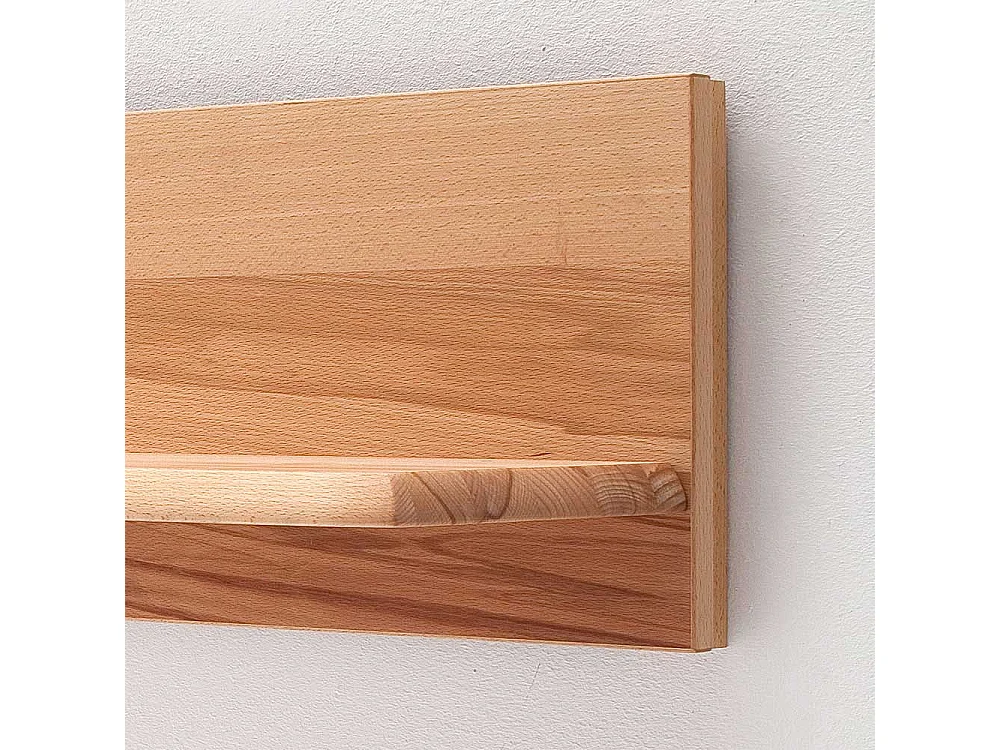 Wandboard in Kernbuchefarben LED Beleuchtung