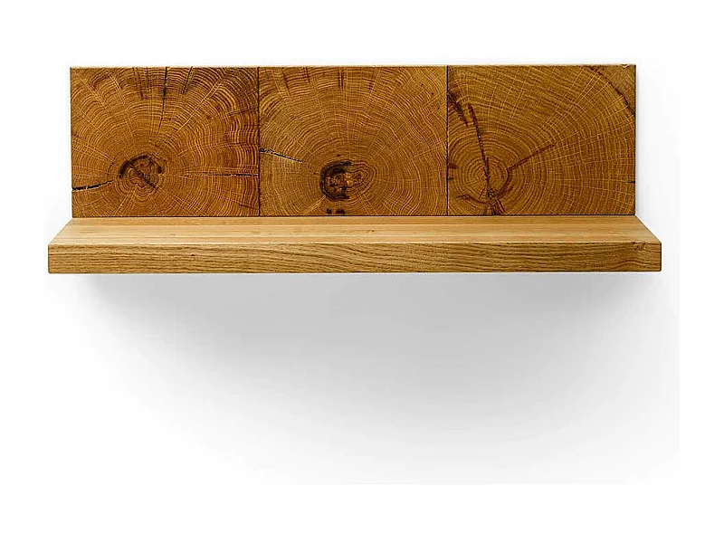 Wandboard aus Eiche Massivholz handgearbeitet