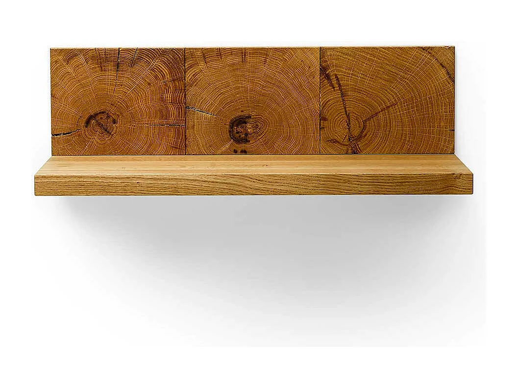 Wandboard aus Eiche Massivholz handgearbeitet