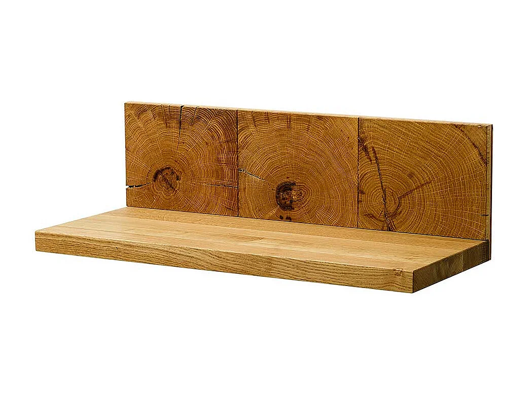 Wandboard aus Eiche Massivholz handgearbeitet