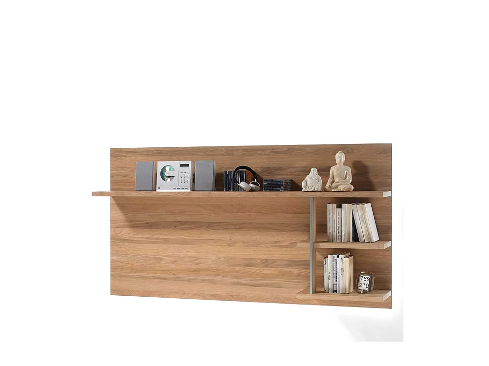 TV Wandboard in Asteiche Bianco furniert Landhausstil