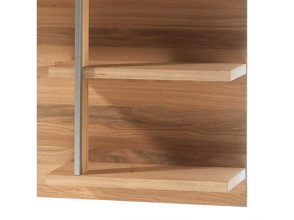 TV Wandboard in Asteiche Bianco furniert Landhausstil