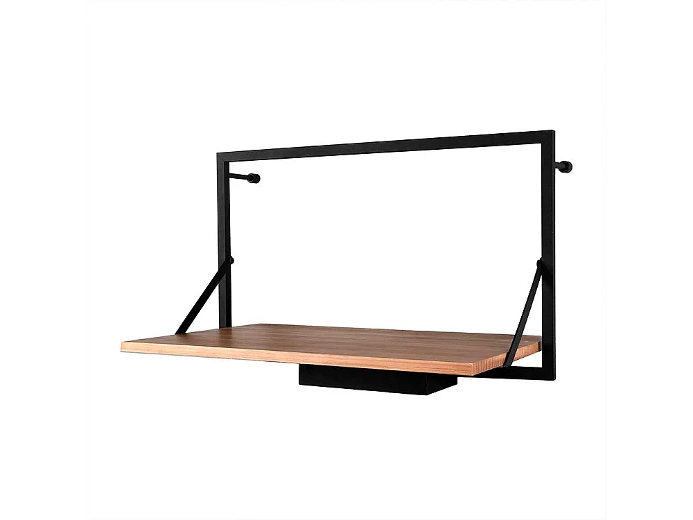 Beleuchtetes Wandboard 30 cm tief Metallgestell