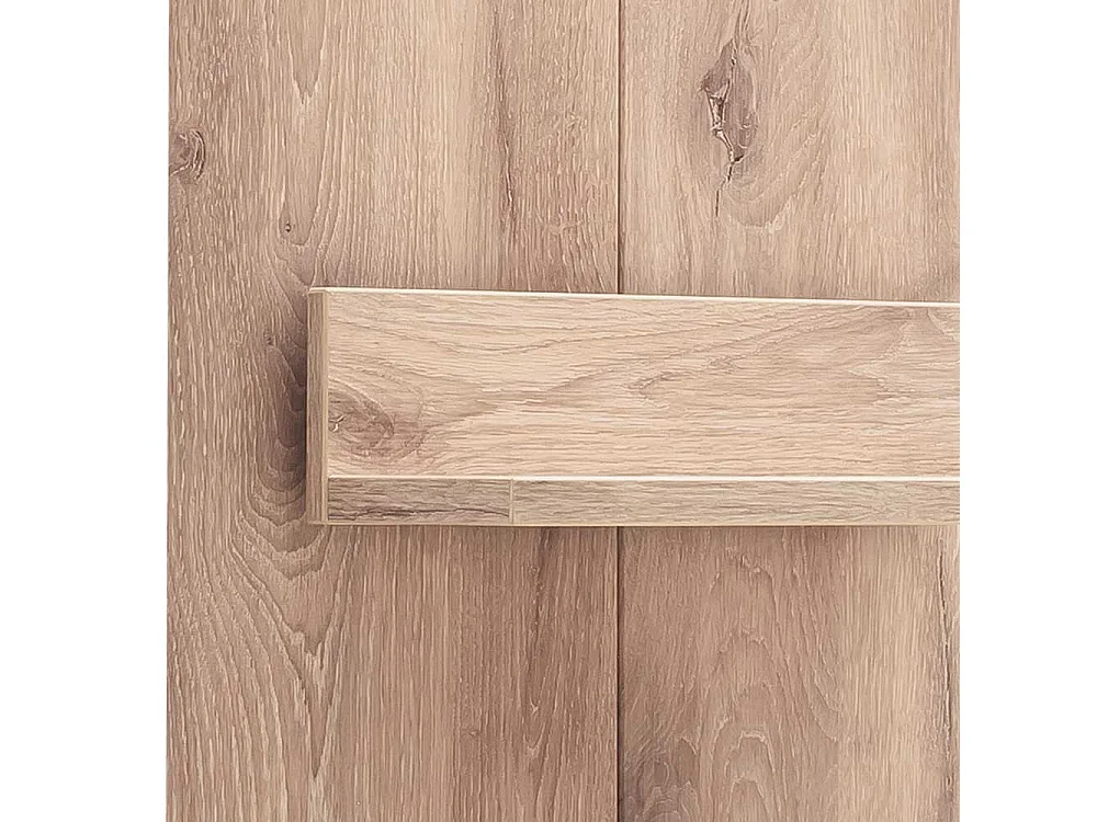 Wandregal in Wildeiche Holzoptik 50 cm breit