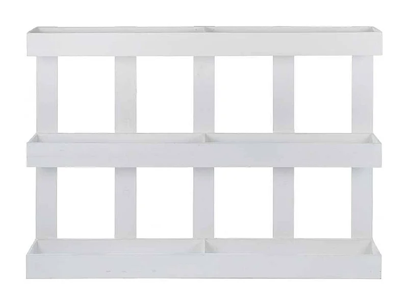 Wandhängeregal weiß im Landhausstil Paletten Optik