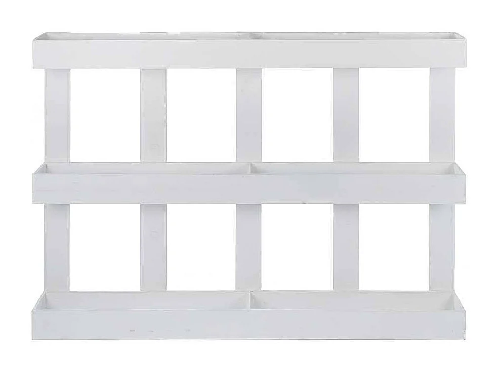 Wandhängeregal weiß im Landhausstil Paletten Optik