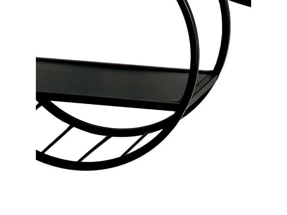 Wandregal 3 miteinander verbundene Kreise Metall