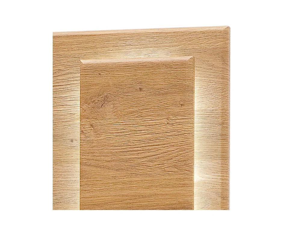 Wandhängeregal in Wildeichefarben Landhausstil