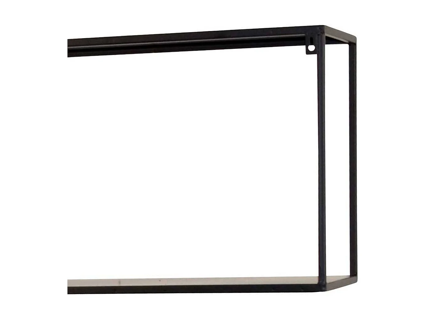 Metallregal Set in Schwarz modernem Design (zweiteilig)