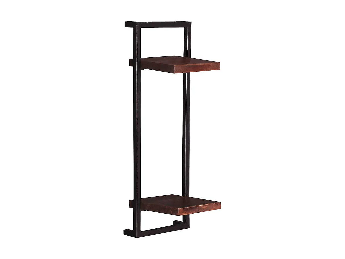 Teak Echtholz Regal in Schwarz und Holz antik Kolonialstil