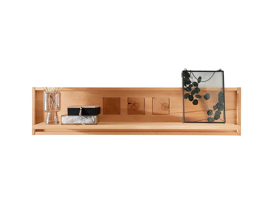 Echtholz Regal Wohnzimmer aus Kernbuche Massivholz modernem Design