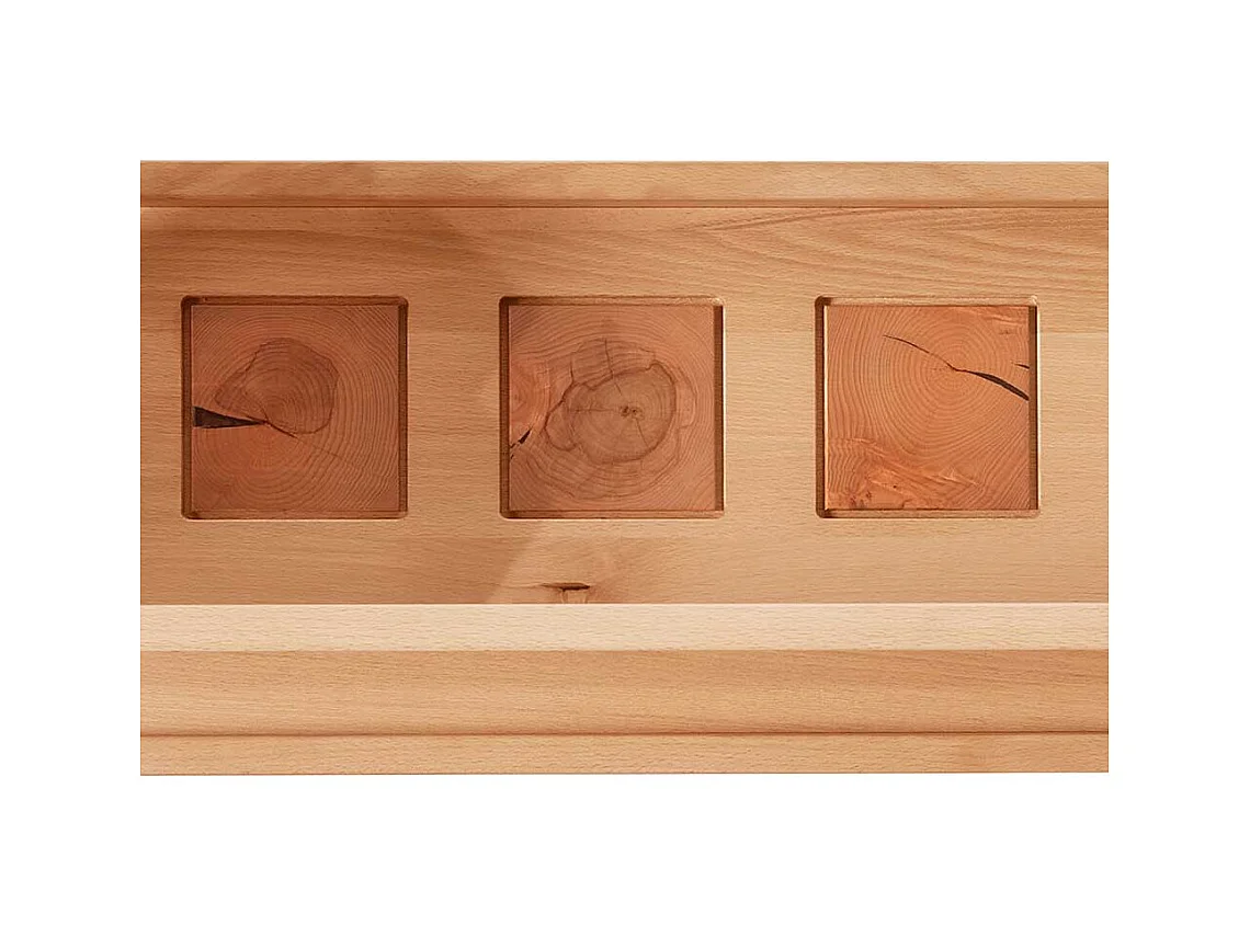 Echtholz Regal Wohnzimmer aus Kernbuche Massivholz modernem Design