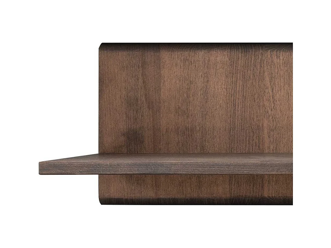 Massivholzregal Wohnzimmer in Kernbuche Braun 140 cm breit