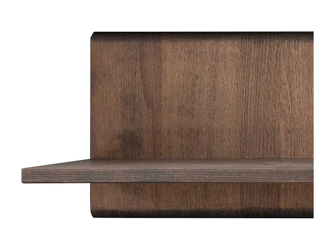 Massivholzregal Wohnzimmer in Kernbuche Braun 140 cm breit