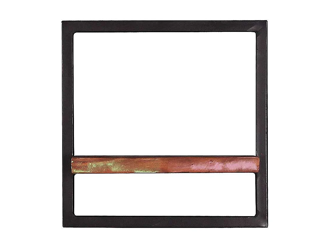 Wandhängeregal in Bunt und Schwarz Shabby Chic Stil