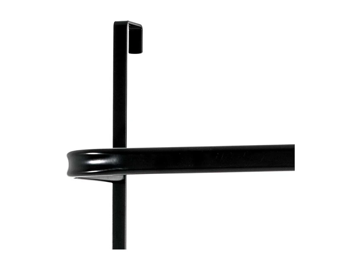 Hängeregal Tür aus Stahl Schwarz