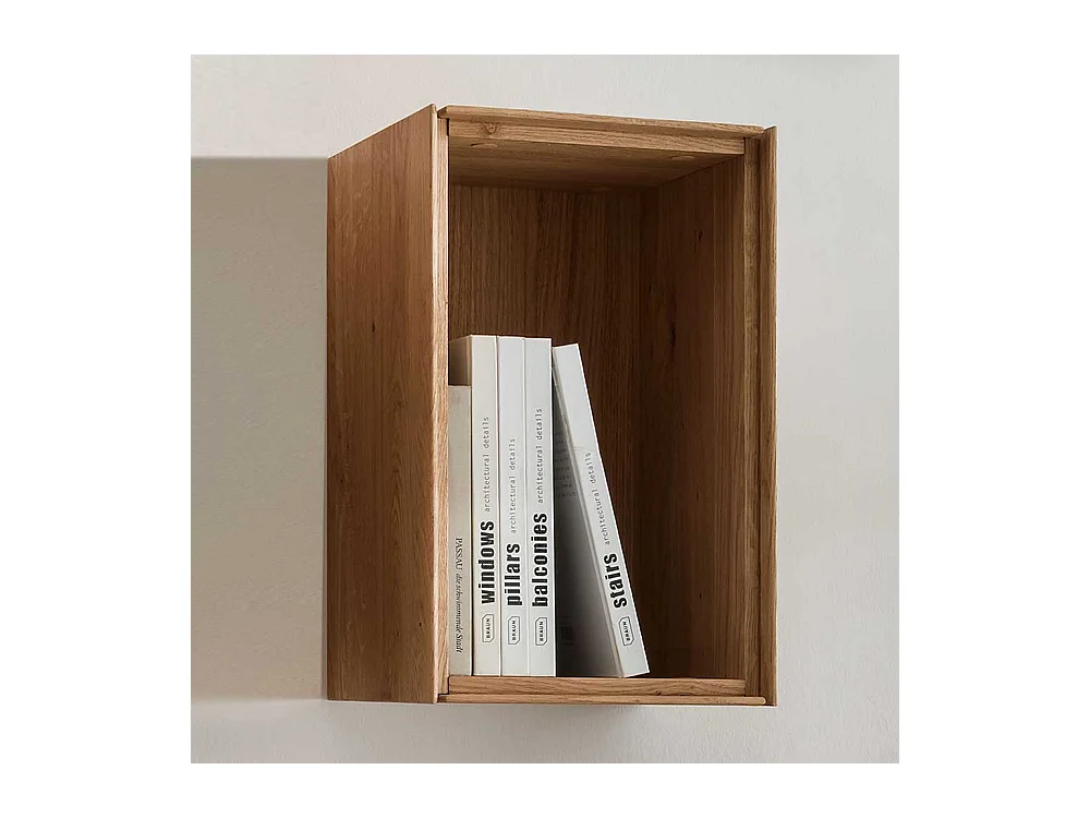 Wildeiche Massivholzregal geölt modernem Design