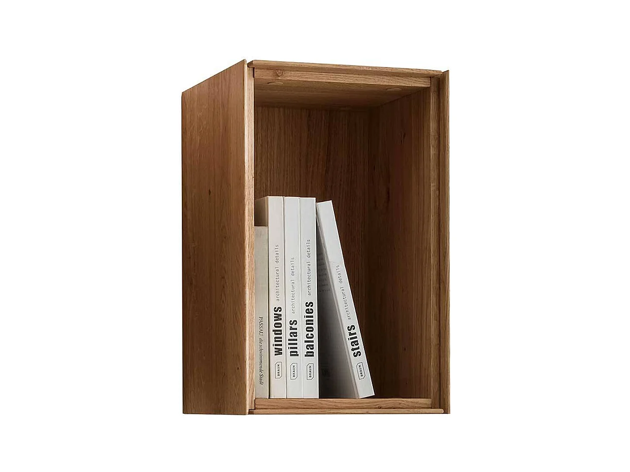 Wildeiche Massivholzregal geölt modernem Design