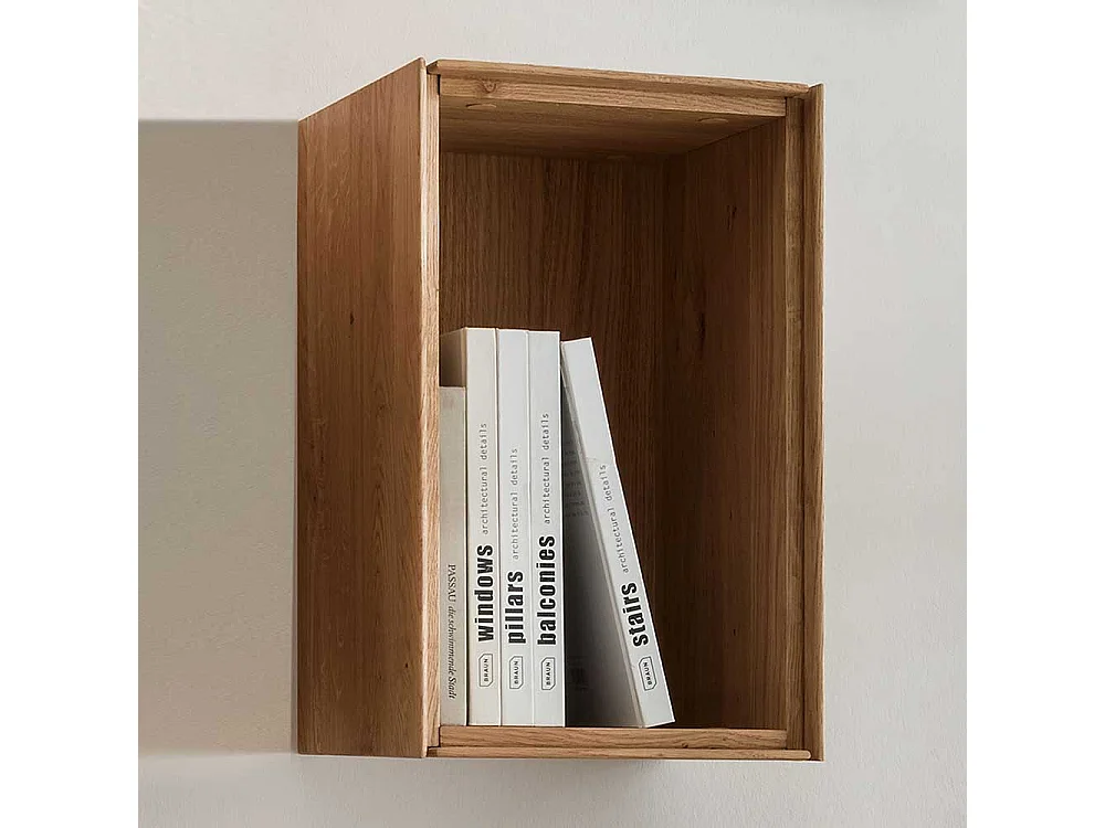 Wildeiche Massivholzregal geölt modernem Design