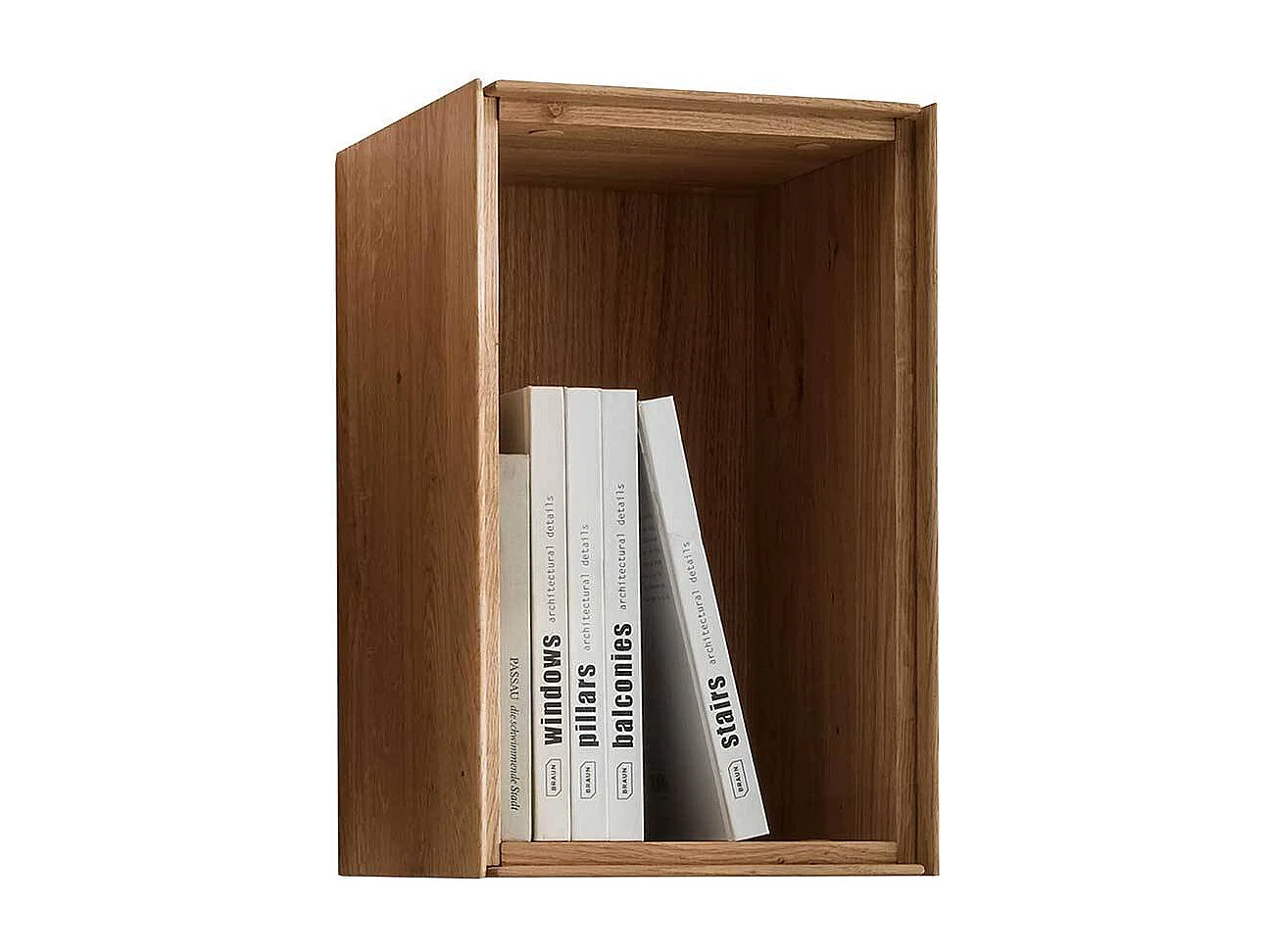 Wildeiche Massivholzregal geölt modernem Design